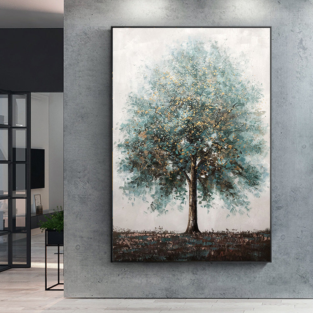 INDOORPLUS|お客様投稿(【掛絵】幸運木 手描き油絵)