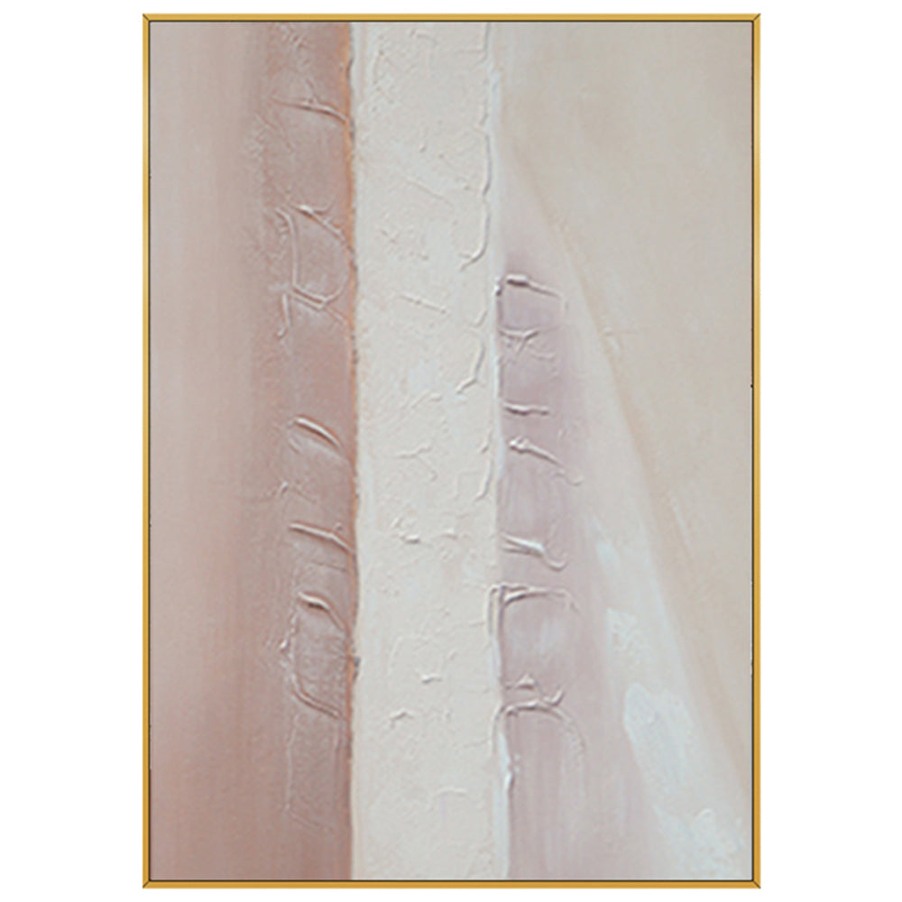 【OUTLET】【掛絵】ピンク系抽象 手描き油絵