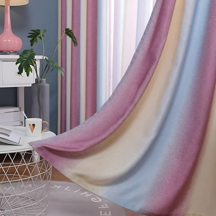 【レース+ドレープセットカーテン】シンプルデザイン 選べる12色 おしゃれ