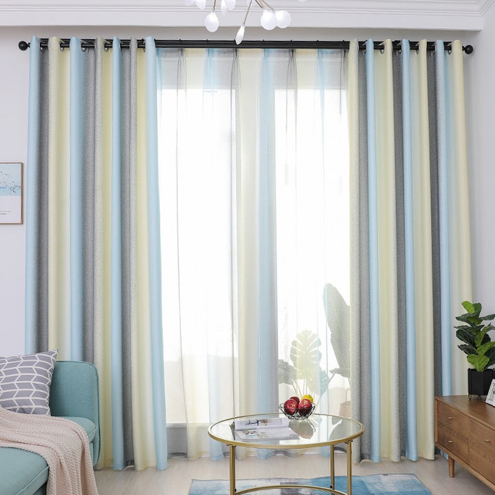 【レース+ドレープセットカーテン】シンプルデザイン 選べる12色 おしゃれ