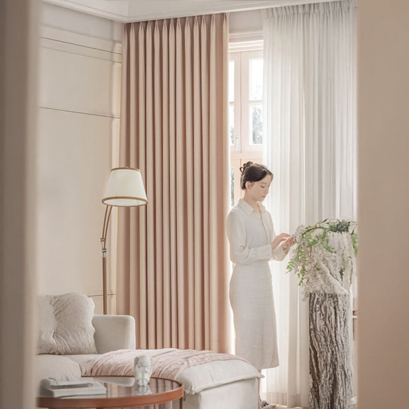 【ドレープカーテン】落ち着くシンプル 選べる3タイプ