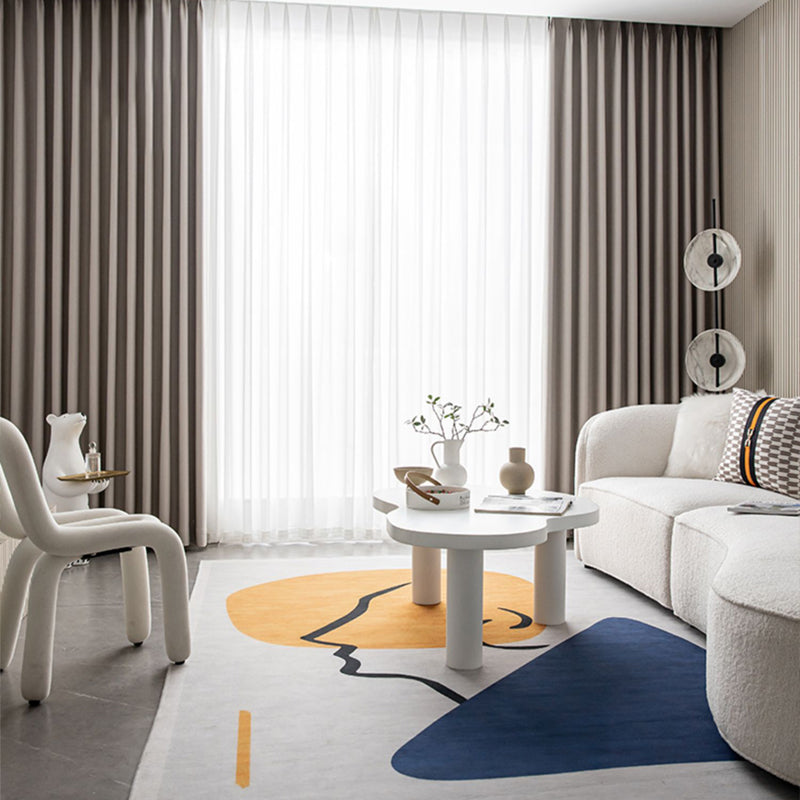 【ドレープカーテン】格子模様 シンプル 選べる2タイプ