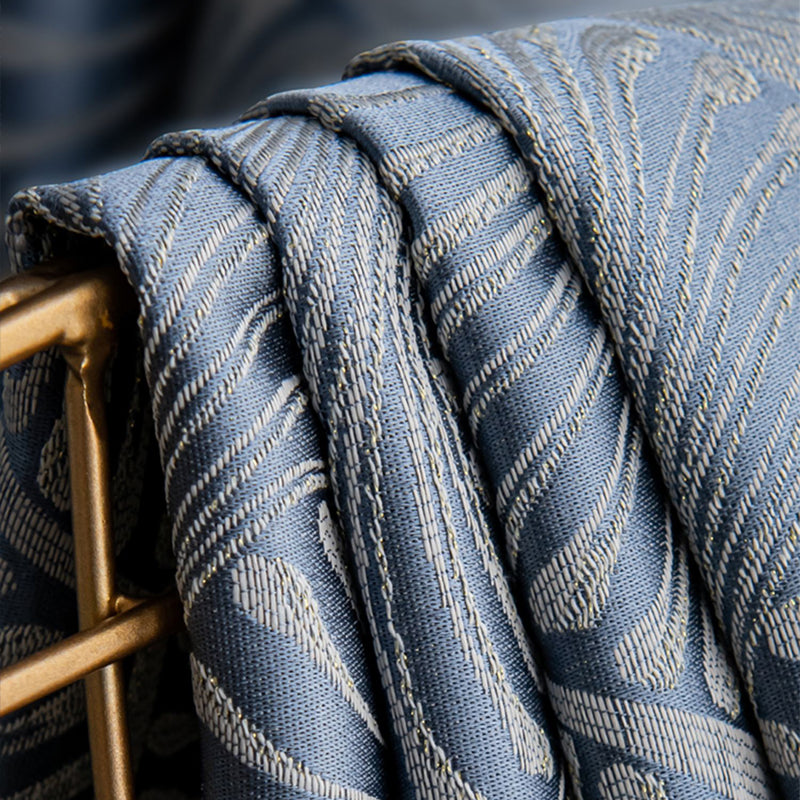 【ドレープカーテン】高級感 葉っぱ柄 選べる3タイプ