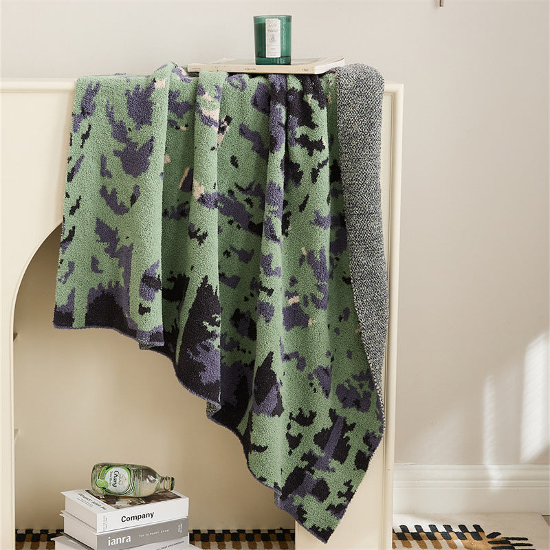 【ブランケット】エキゾチック風 ジャングル柄 おしゃれ