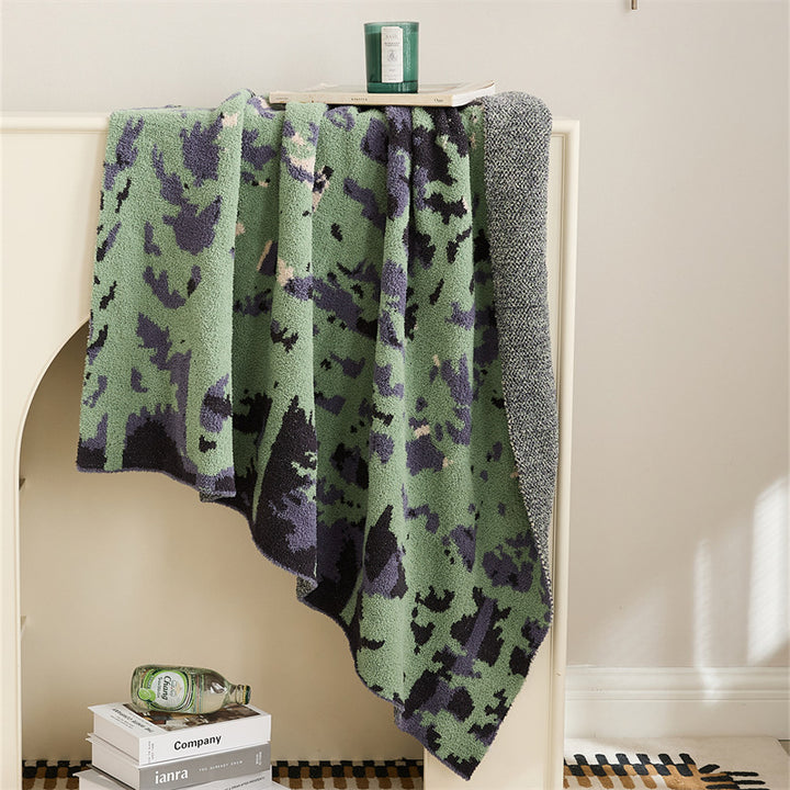 【ブランケット】エキゾチック風 ジャングル柄 おしゃれ