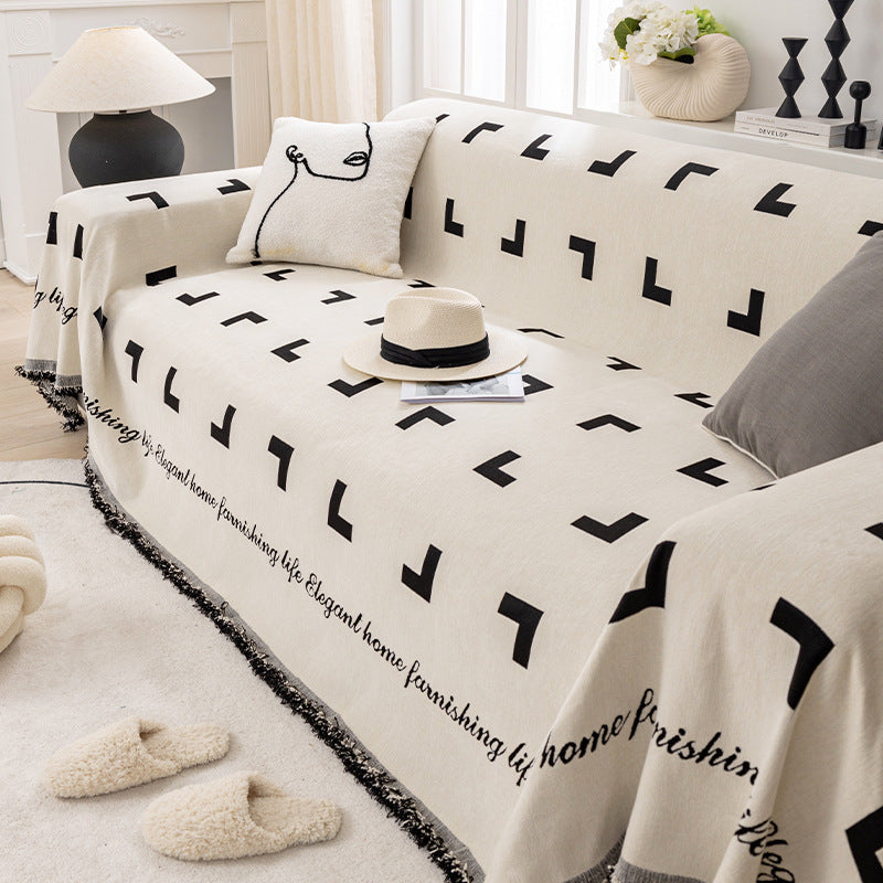 【ソファカバー】ねこ爪とぎ防止 レトロ風