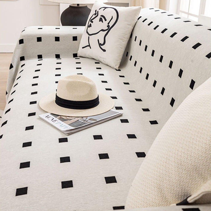 【ソファカバー】ねこ爪とぎ防止 レトロ風