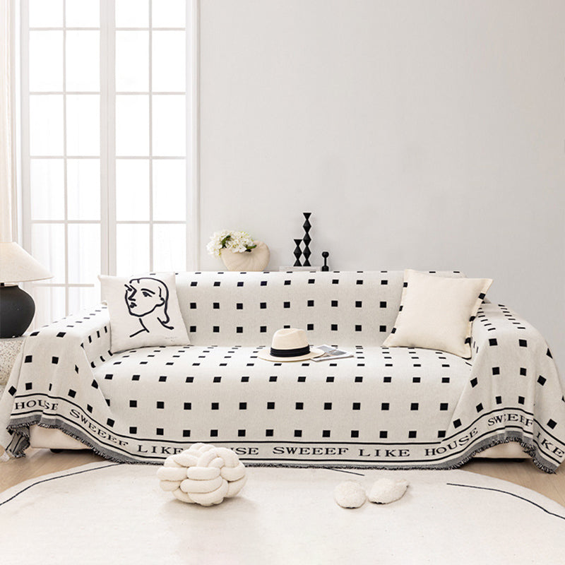 【ソファカバー】ねこ爪とぎ防止 レトロ風