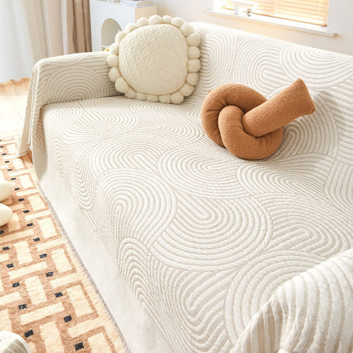 【ソファカバー】高級感 シンプル模様 ペット対策