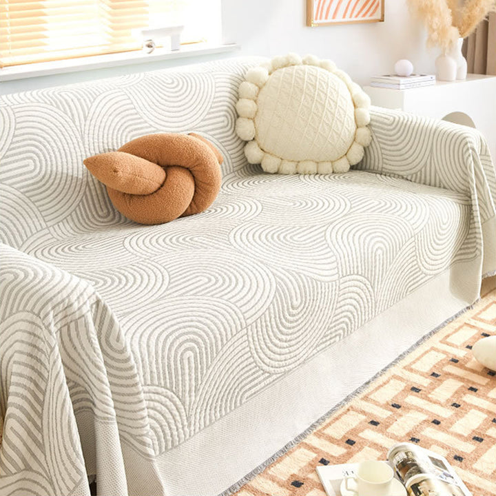 【ソファカバー】高級感 シンプル模様 ペット対策