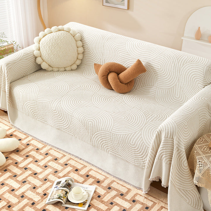 【ソファカバー】高級感 シンプル模様 ペット対策