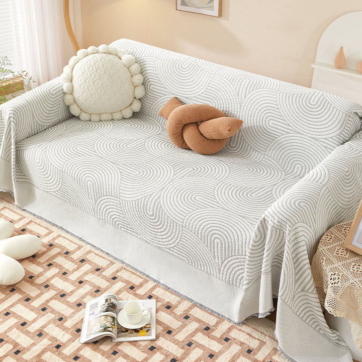 【ソファカバー】高級感 シンプル模様 ペット対策