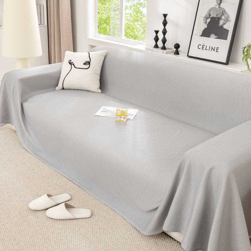 【ソファカバー】冷感素材 吸汗速乾 洗える 無地 おしゃれ