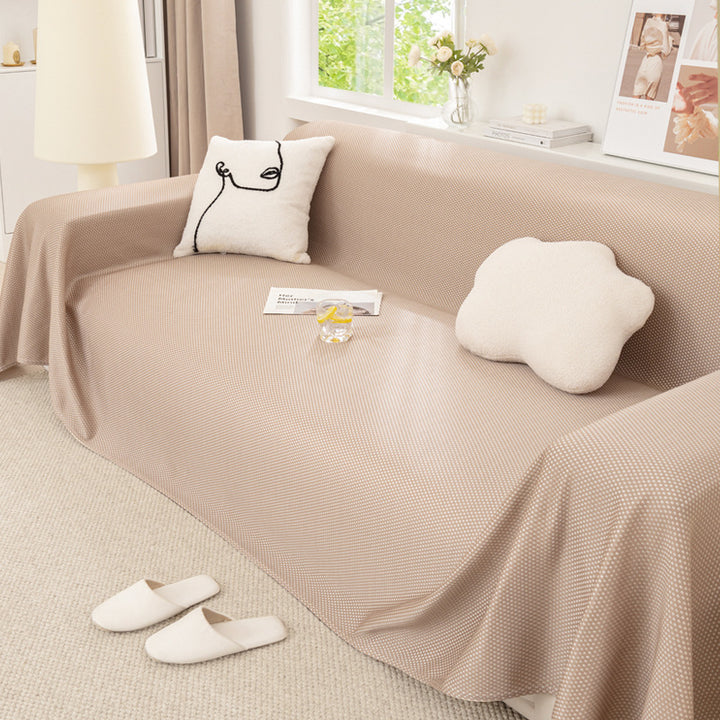 【ソファカバー】冷感素材 吸汗速乾 洗える 無地 おしゃれ