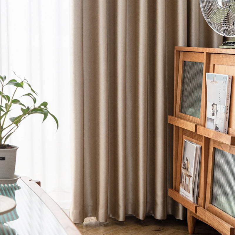 【ドレープカーテン】つるつる高級感 選べる8色