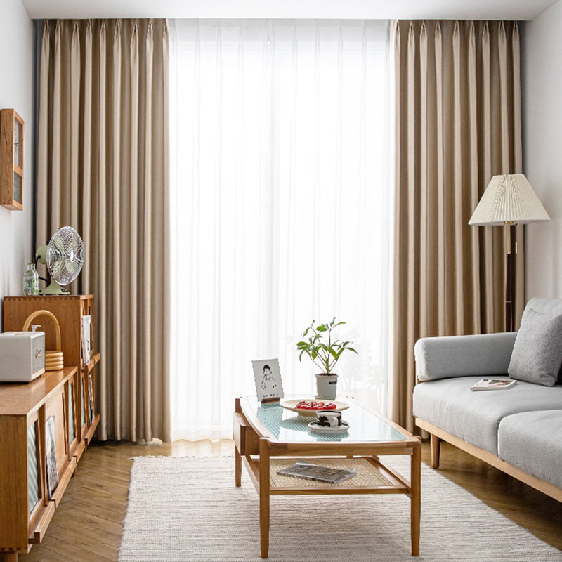 【ドレープカーテン】つるつる高級感 選べる8色