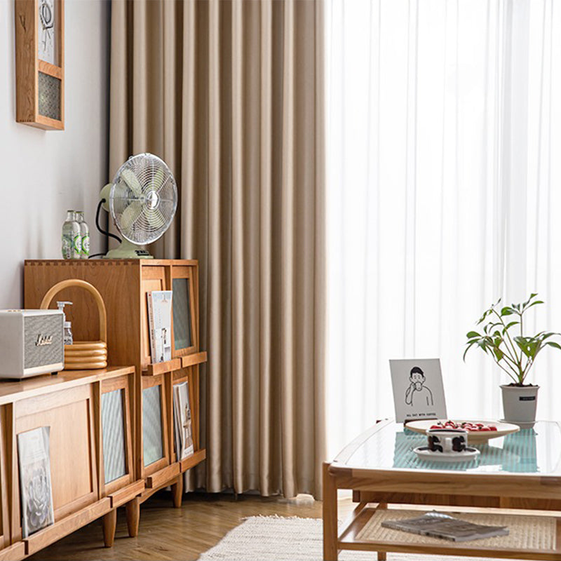 【ドレープカーテン】つるつる高級感 選べる8色