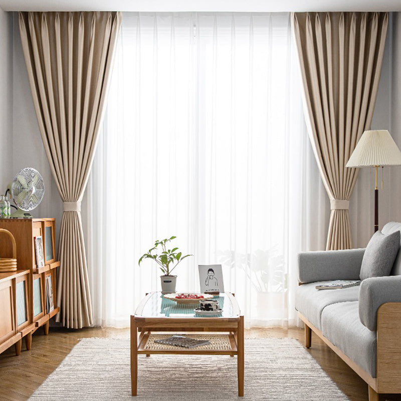 【ドレープカーテン】つるつる高級感 選べる8色