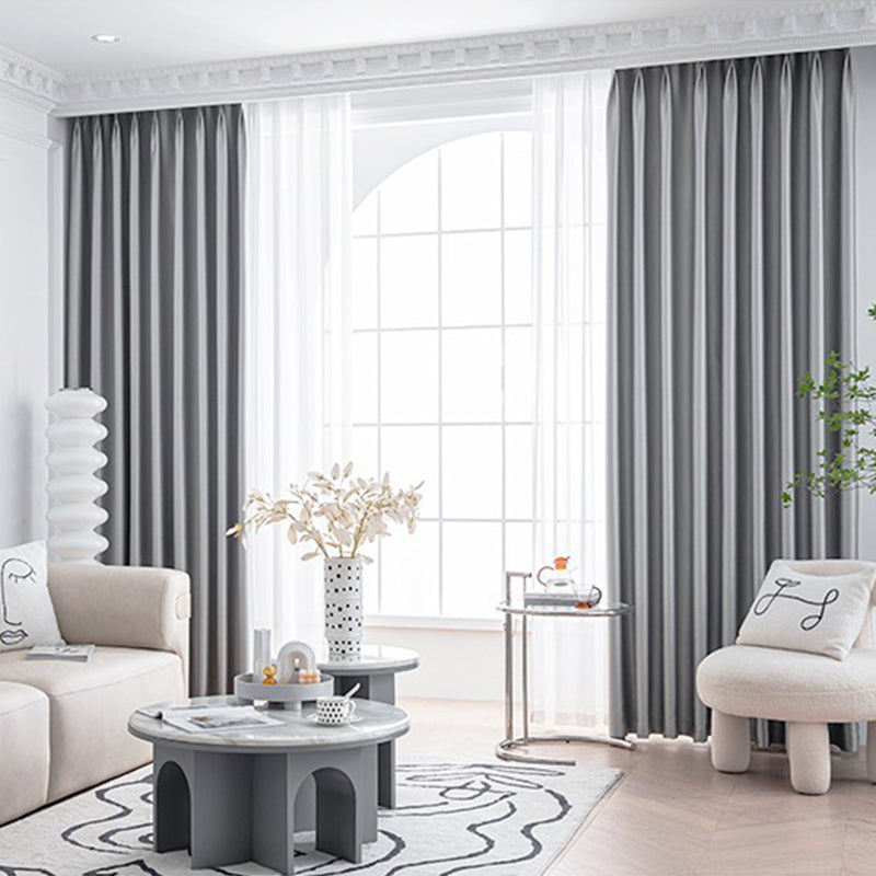 【ドレープカーテン】つるつる高級感 選べる8色