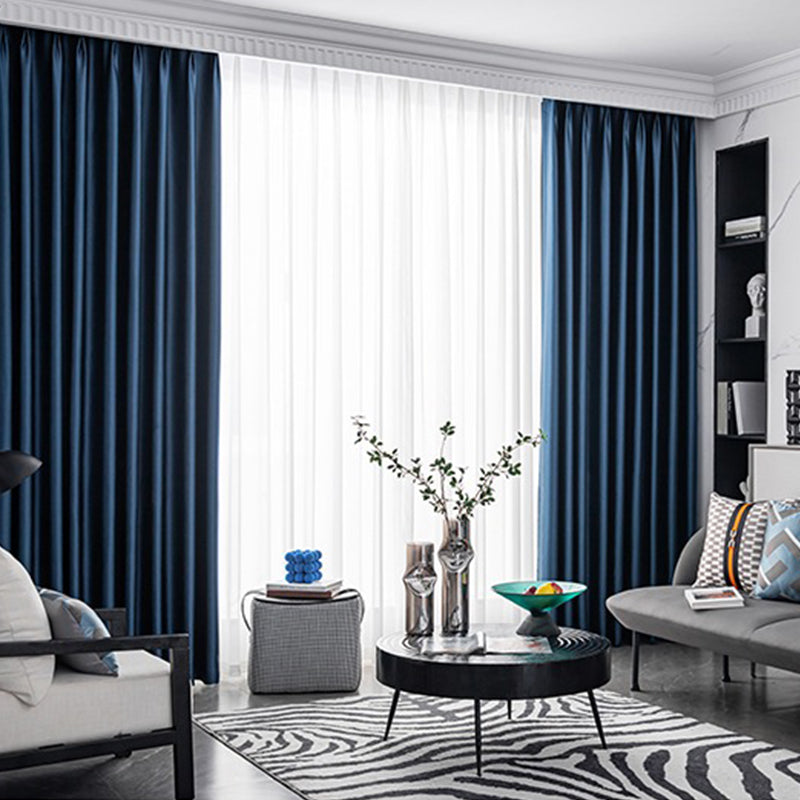 【ドレープカーテン】つるつる高級感 選べる8色