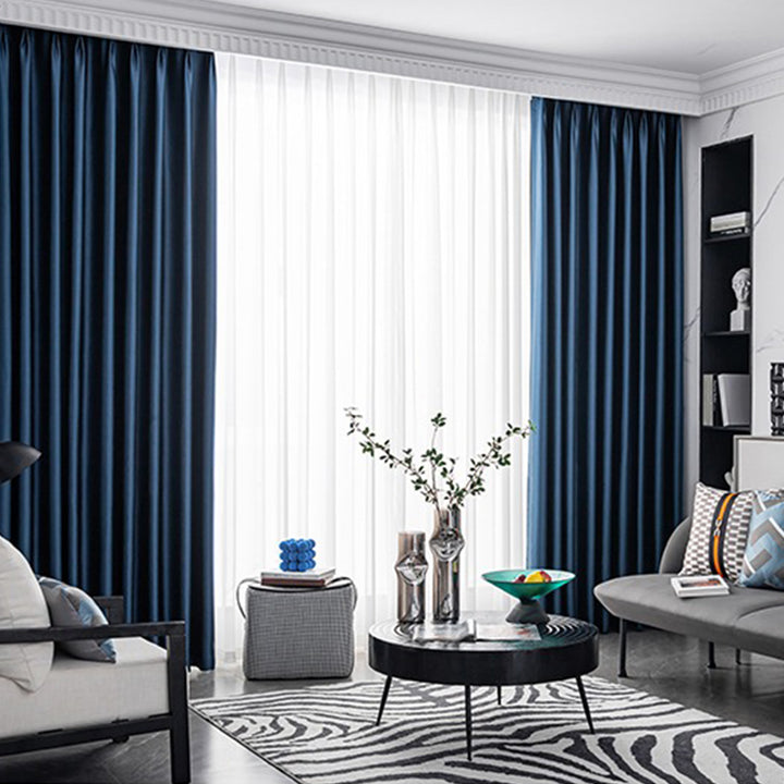 【ドレープカーテン】つるつる高級感 選べる8色