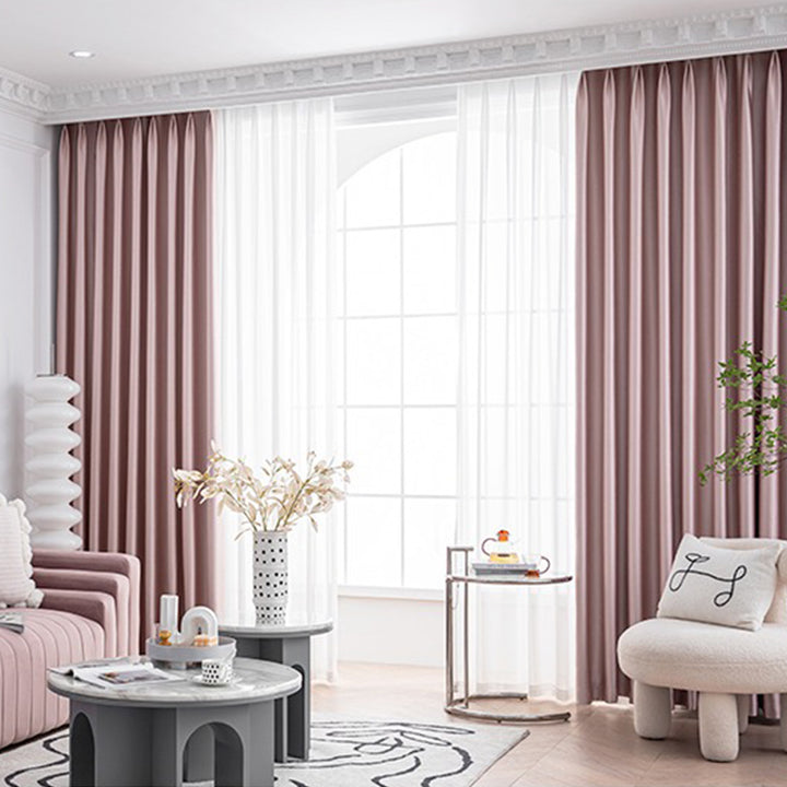 【ドレープカーテン】つるつる高級感 選べる8色