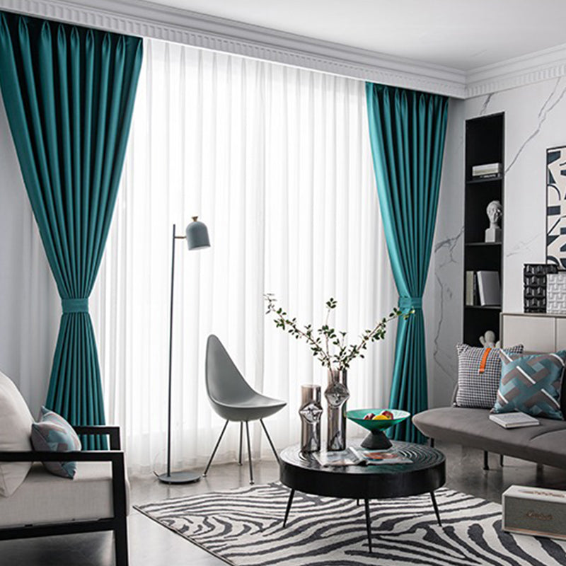 【ドレープカーテン】つるつる高級感 選べる8色