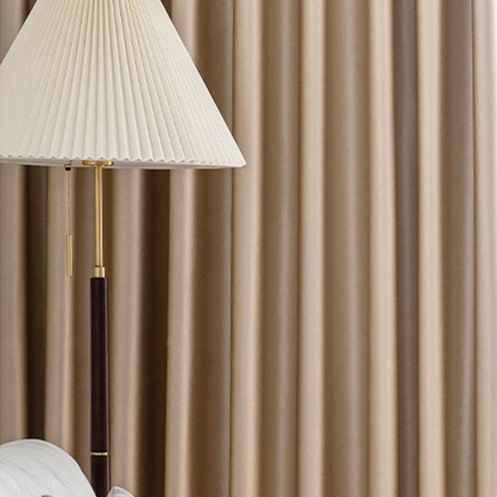 【ドレープカーテン】つるつる高級感 選べる8色