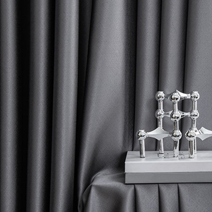 【ドレープカーテン】つるつる高級感 選べる8色