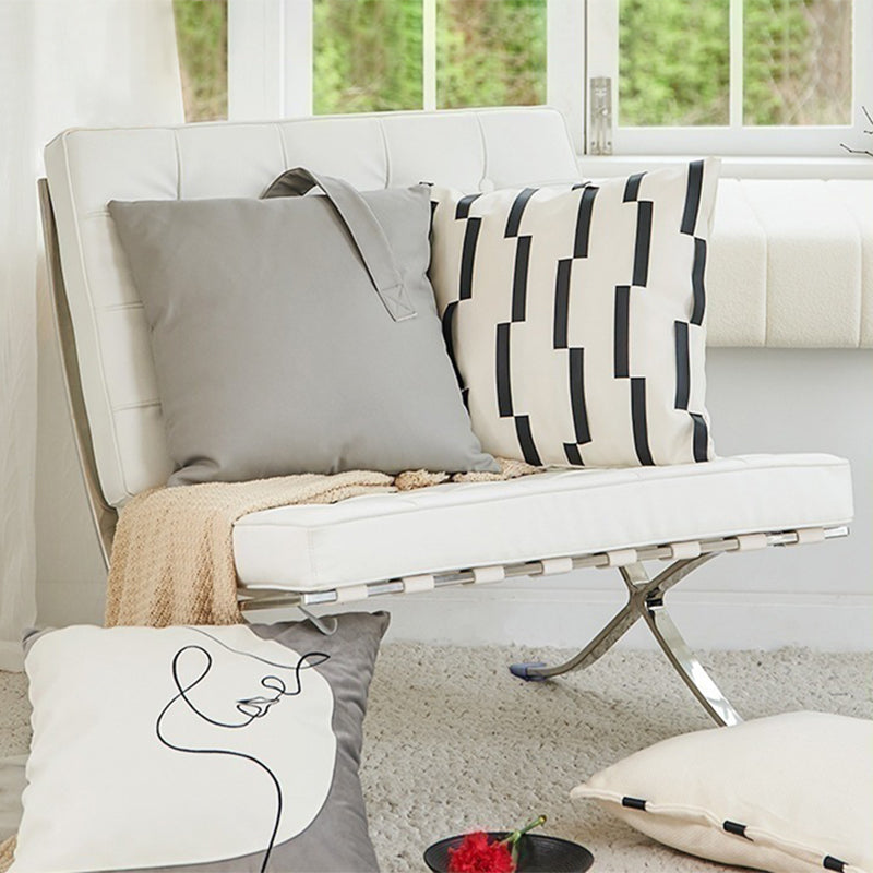 【クッション】米欧風 シンプル 高級感 選べる4タイプ