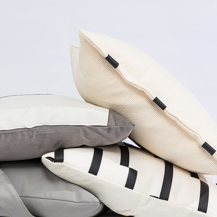 【クッション】米欧風 シンプル 高級感 選べる4タイプ