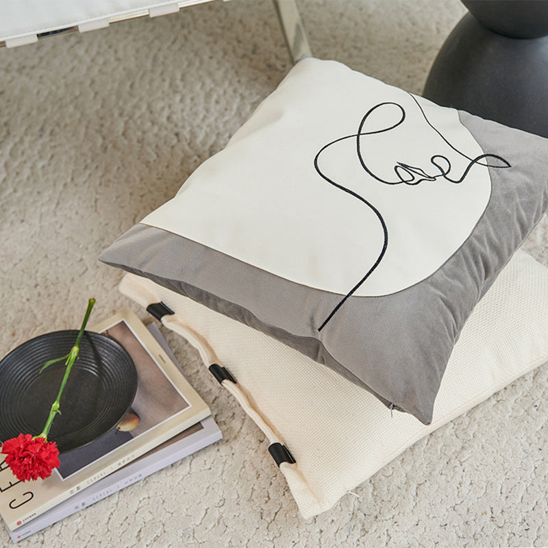 【クッション】米欧風 シンプル 高級感 選べる4タイプ