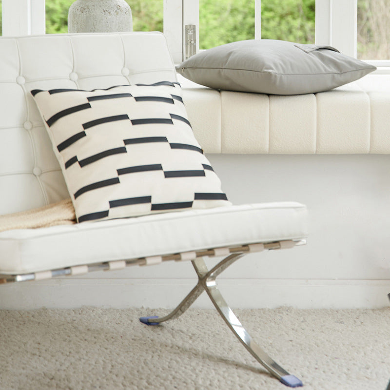 【クッション】米欧風 シンプル 高級感 選べる4タイプ