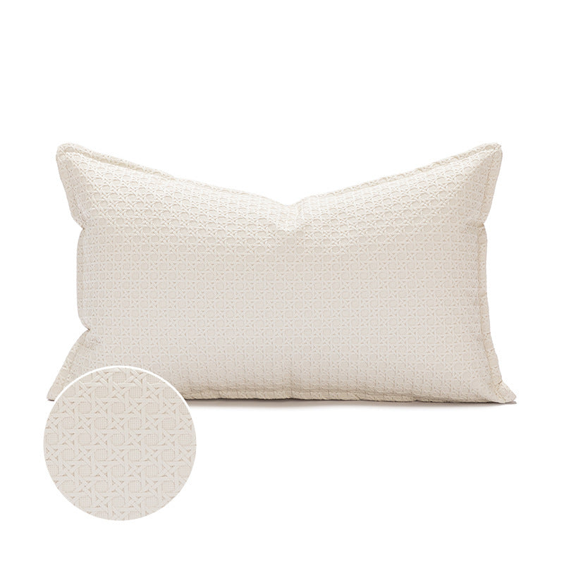 【クッション】クリーム風 PUレザー 高級感