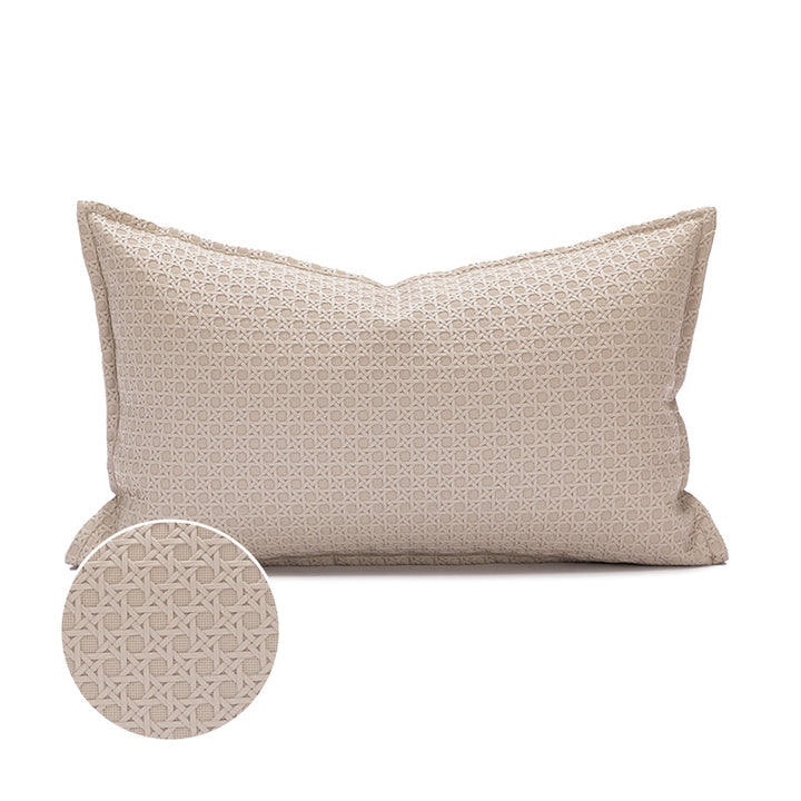 【クッション】クリーム風 PUレザー 高級感