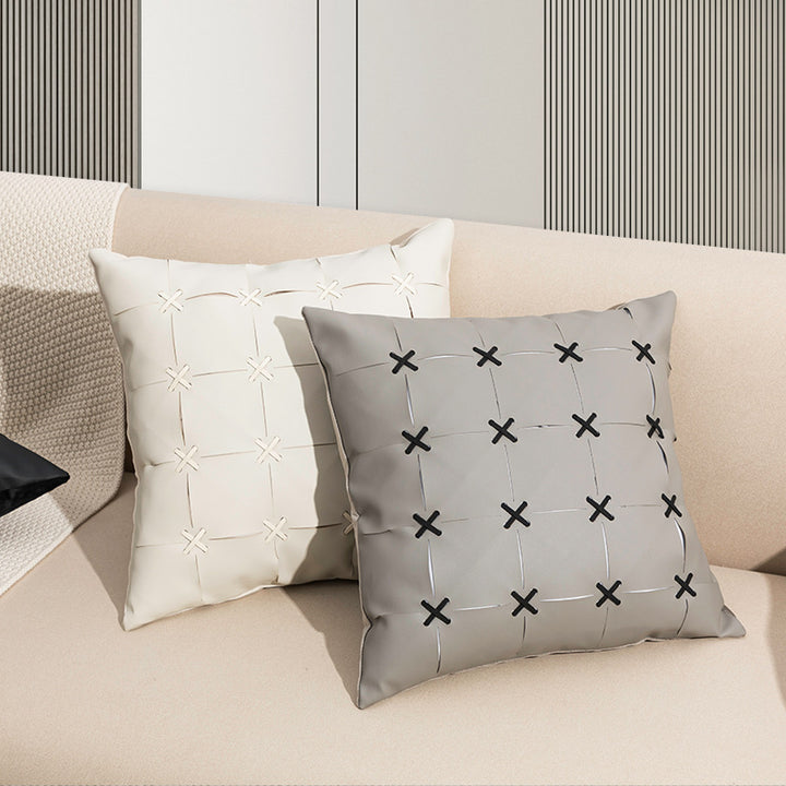 【クッション】プチ贅沢 PUレザー 選べる5色