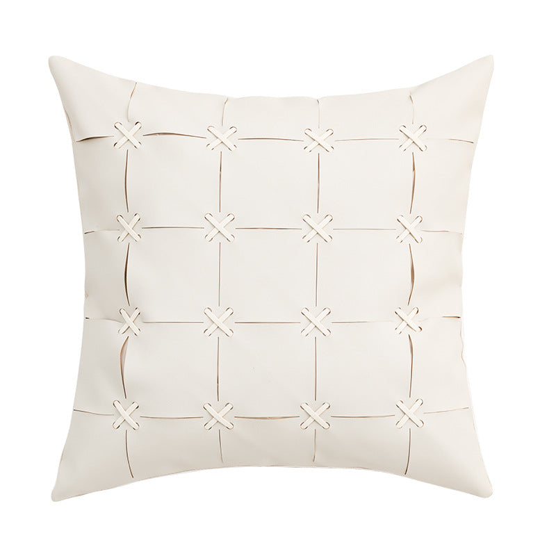 【クッション】プチ贅沢 PUレザー 選べる5色