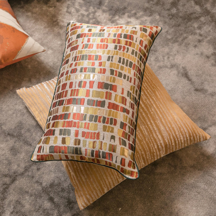 【クッション】オレンジ色系 プチ贅沢