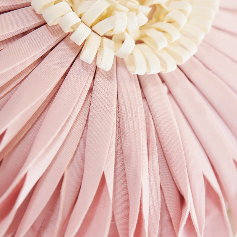 【クッション】自然風 チューリップ柄