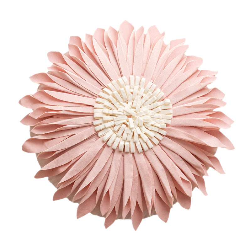 【クッション】自然風 チューリップ柄