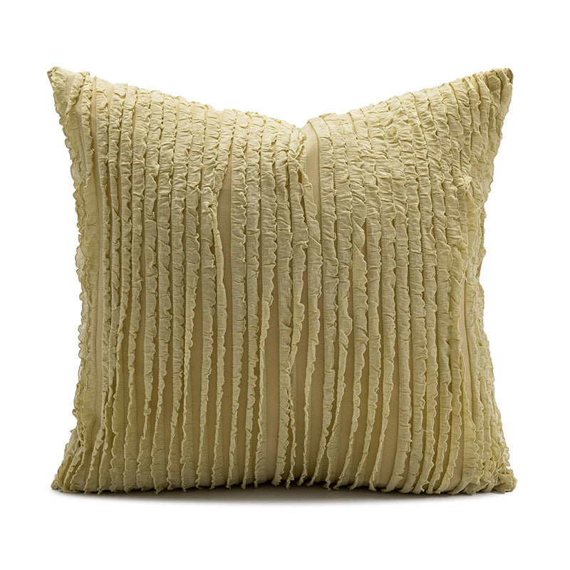 【クッション】自然風 チューリップ柄