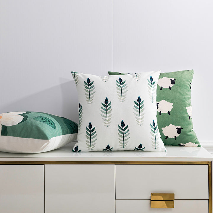 【クッション】北欧風 もこもこ 田園 おしゃれ