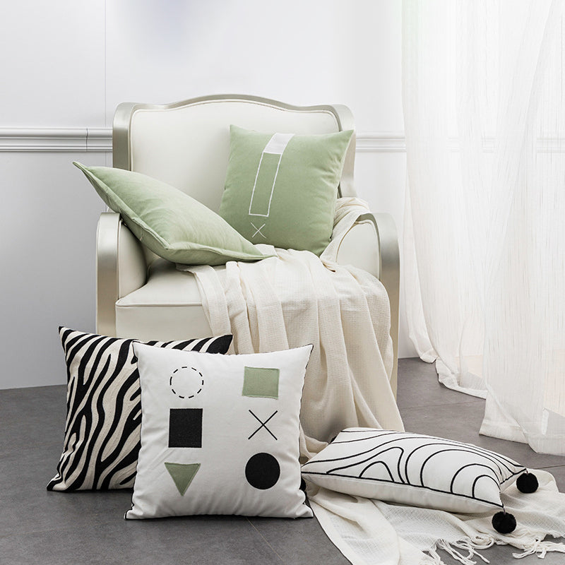 【クッション】北欧風  抽象的デザイン おしゃれ