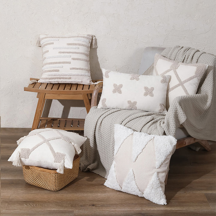 【クッション】エレガンス モロッコ風 タッセル