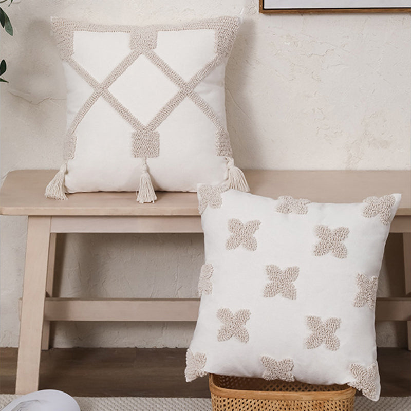 【クッション】エレガンス モロッコ風 タッセル