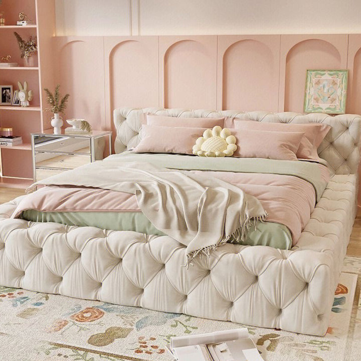 【ベッド】プリンセス 選べる6色