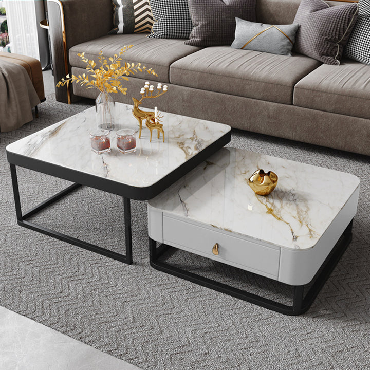 【ローテーブル】イタリア風四方型