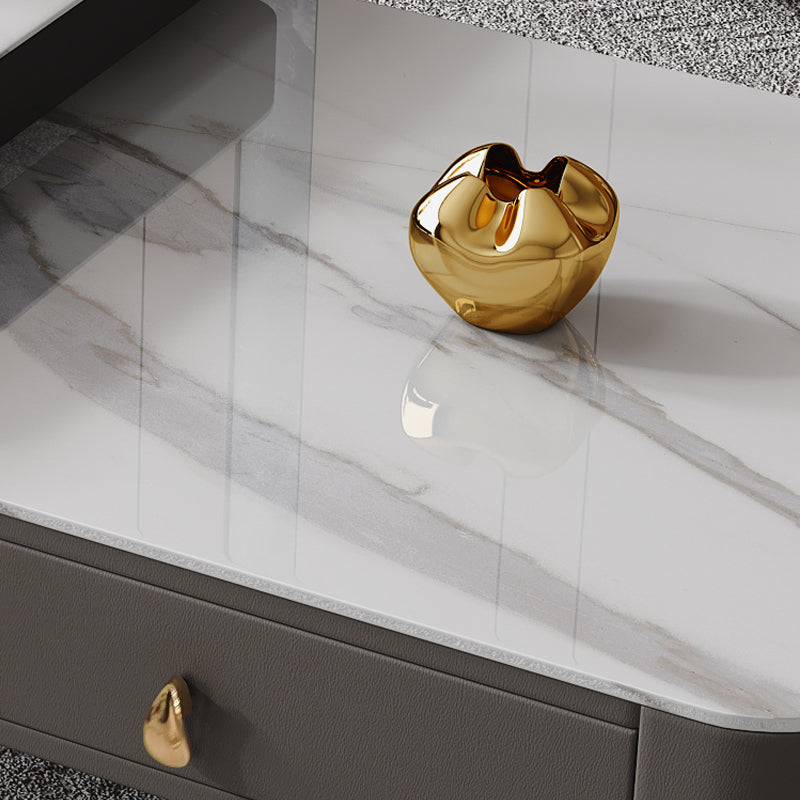 【ローテーブル】イタリア風ライト付き四方型 セラミック天板テーブルの細部画像 100日間返品交換保証制度