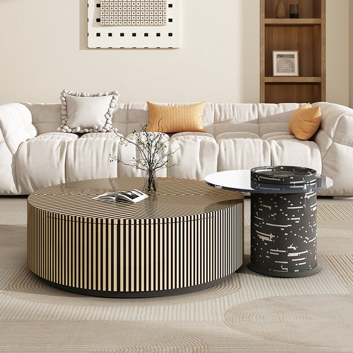 【ローテーブル】イタリア風 カラフル テーブルセット