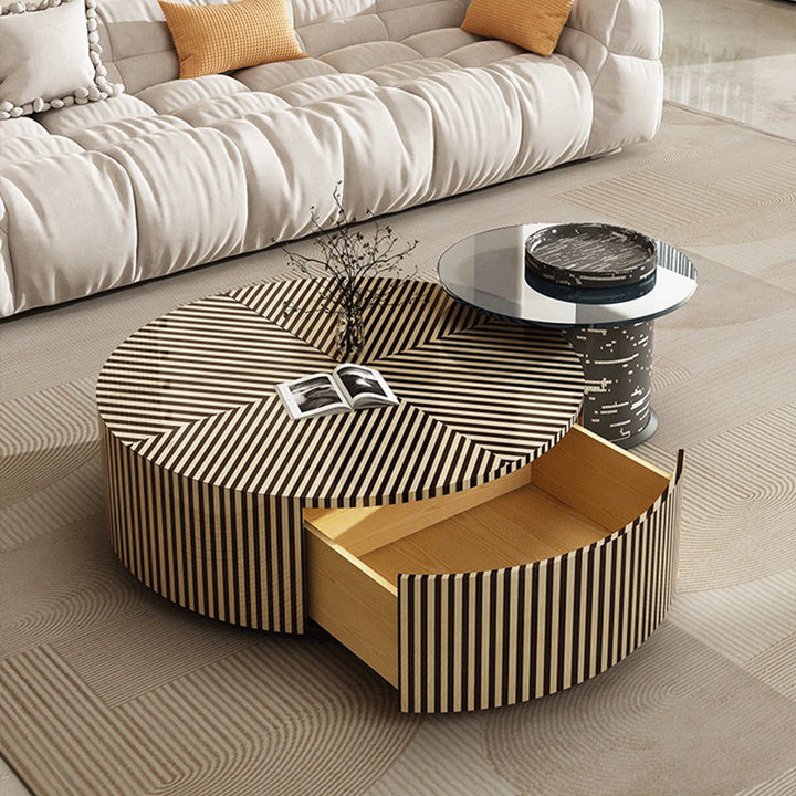 【ローテーブル】イタリア風 カラフル テーブルセット